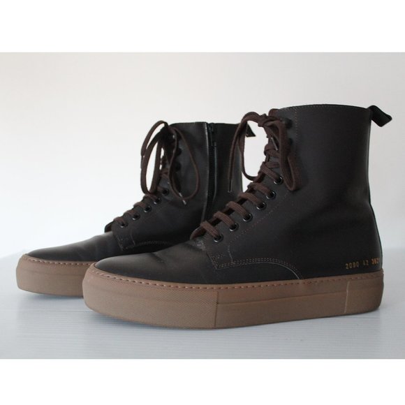 Common Projects x Robert Geller Combat Boot / Size 42 / US 9 / Brown - Picture 1 of 12